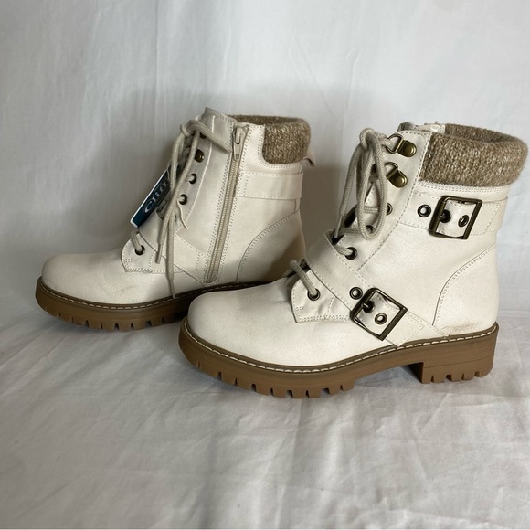 Cliffs by White Mountain Women's Marlee Lace-up Boots Size 7M - Picture 6 of 11